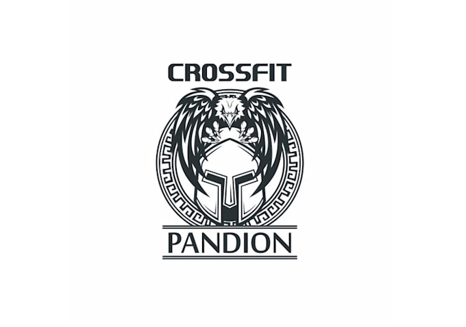 create vintage inspired cross fit logo