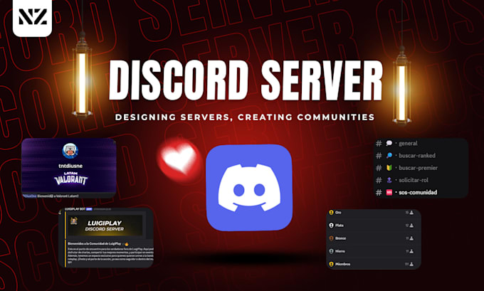 create and design your professional discord server