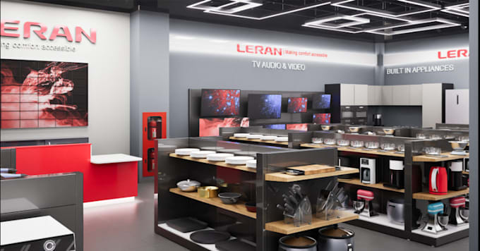 Design thematic retail shop interiors for your commercial space by ...