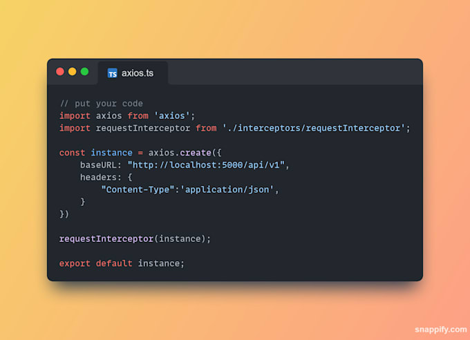 integrate API into your react app, fast and secure