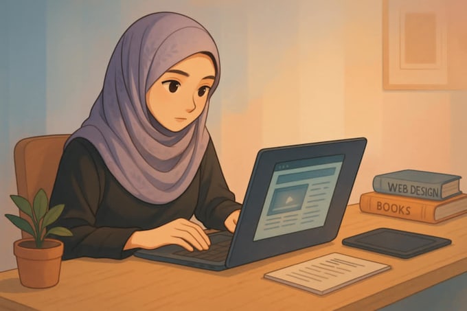 Design a responsive website with html and css by Designbyaysha | Fiverr