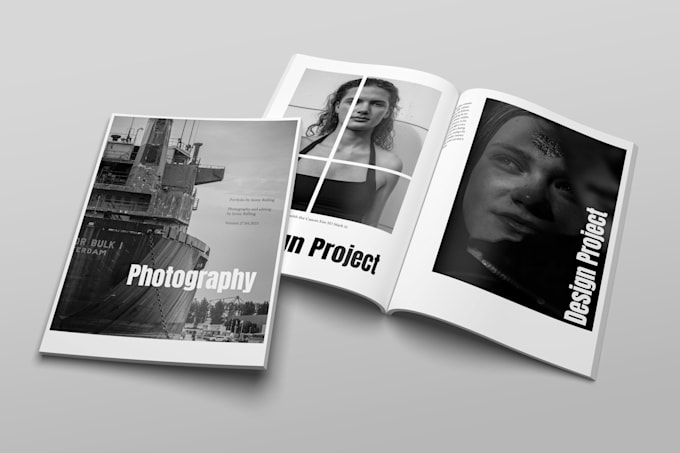 design a brochure or portfolio in adobe indesign