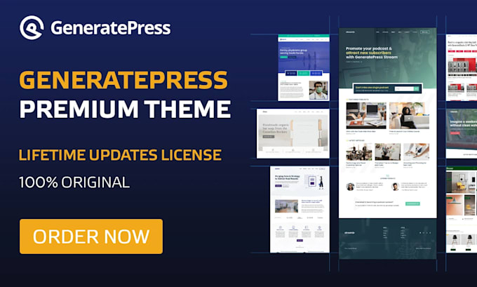 install generatepress premium theme lifetime updates