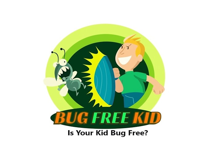 make consulting minimal bug free kid logo