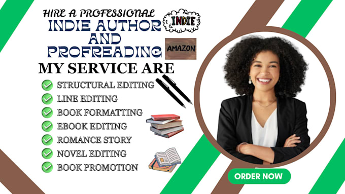 help you as indle author novel editing  line edits for self publishing