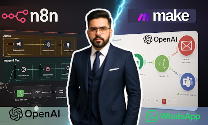 build whatsapp automation, ai chatbot, n8n ai agent automation