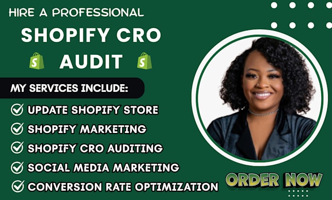 shopify cro audit improve conversion rate update shopify store shopify seo