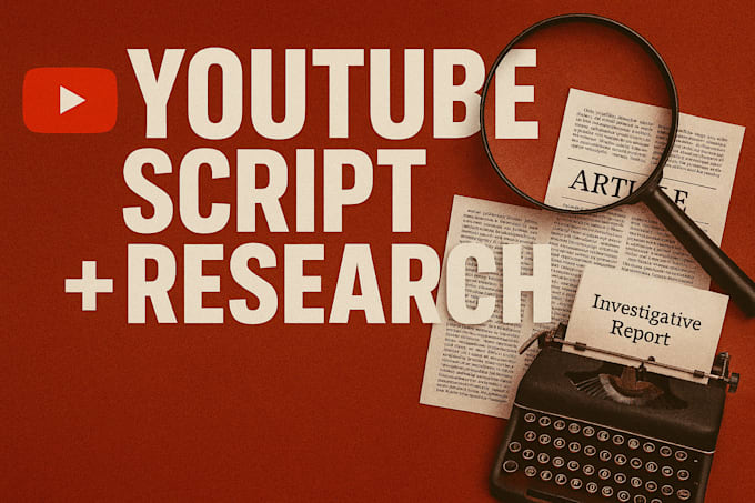 be your youtube scriptwriter and topic researcher