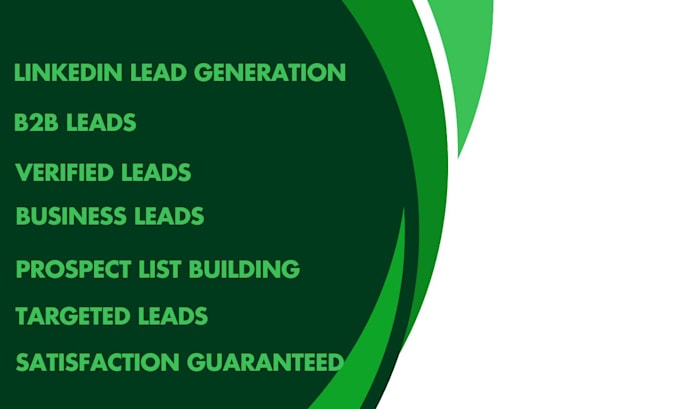 provide targeted b2b lead generation for any industries
