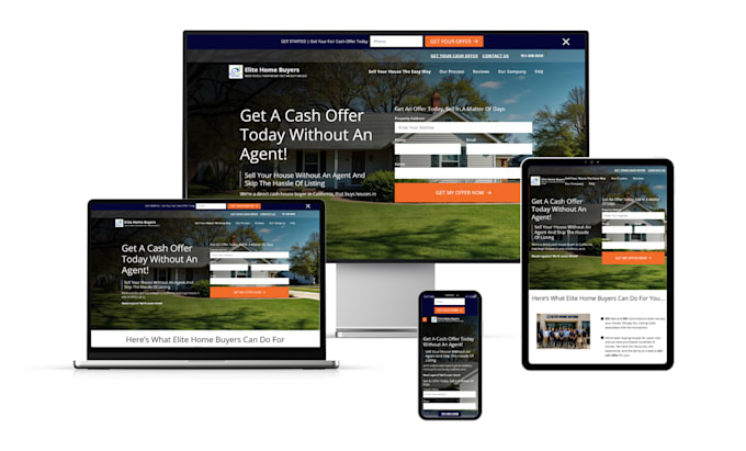 create your real estate investor and lead generation website