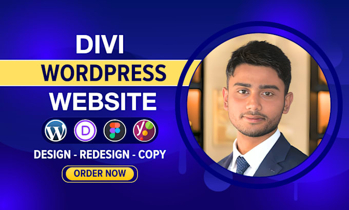 design responsive business or blog website using divi elegant theme