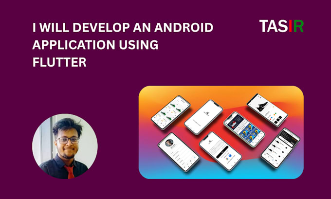 develop an android application using flutter