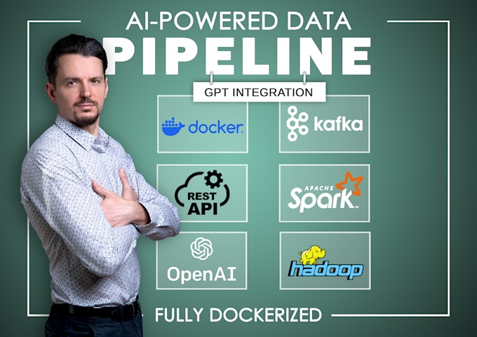 build a gpt data pipeline with kafka, spark, and docker