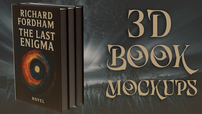 create 3d book mockups