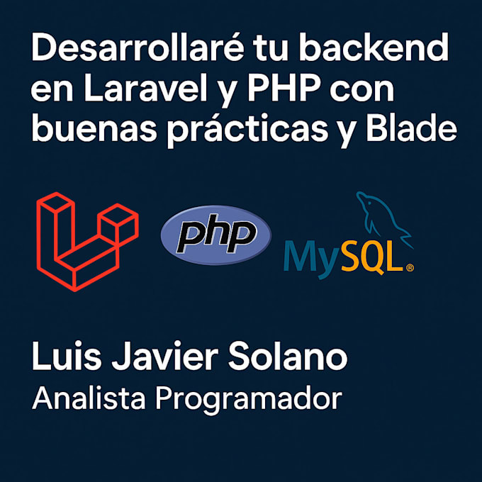 desarrollaré tu web en laravel, PHP y react