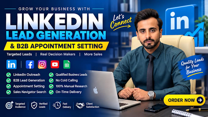 find b2b leads via linkedin influencer research and targeted outreach