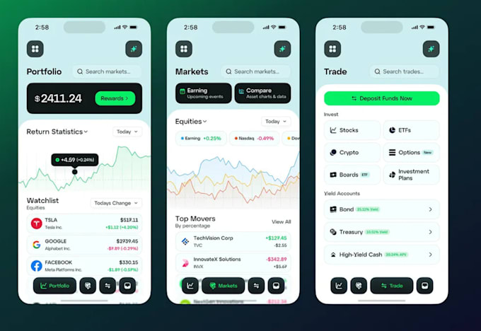 flutter flow mobile app development IOS android app mobile app UI UX design