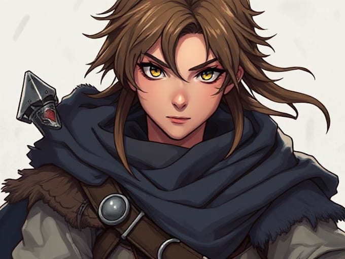 draw anime, realistic portrait or dnd character