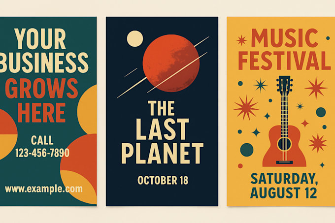 design eye catching posters