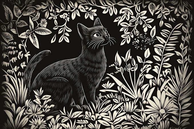 make any floral, animal or botanical art