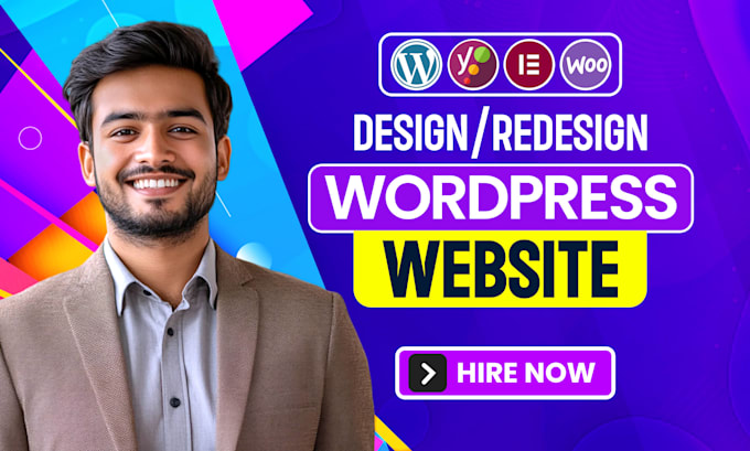 be your wordpress developer, design, redesign wordpress, website development