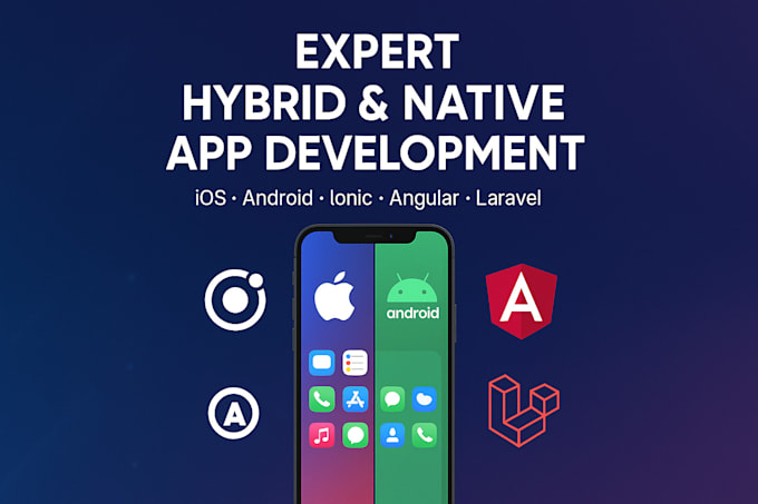 do android development ios development and create native and hybrid applications