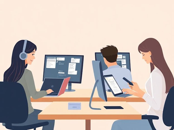 design 2d flat and vector illustration for you