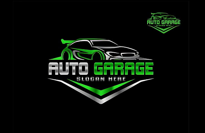 make an auto detailing, auto garage and auto repair logo