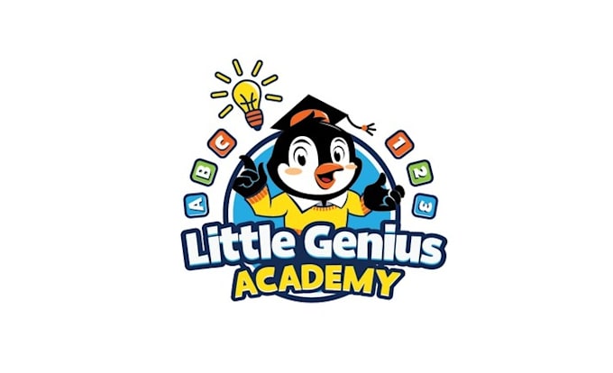 make awesome little genius academy logo