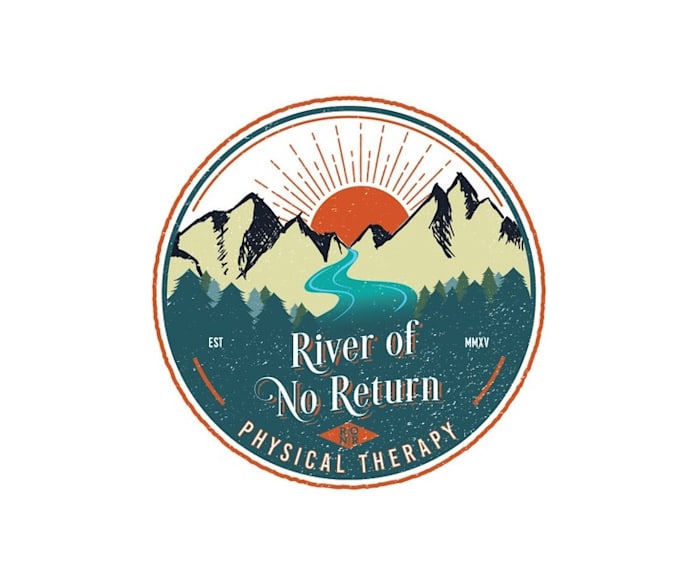 design outdoor adventure physical therapy logo