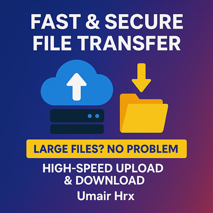 fast secure large download upload files cloud transfer