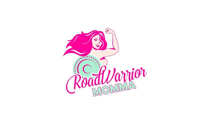 make superior artwork colorful logo for road warrior momma