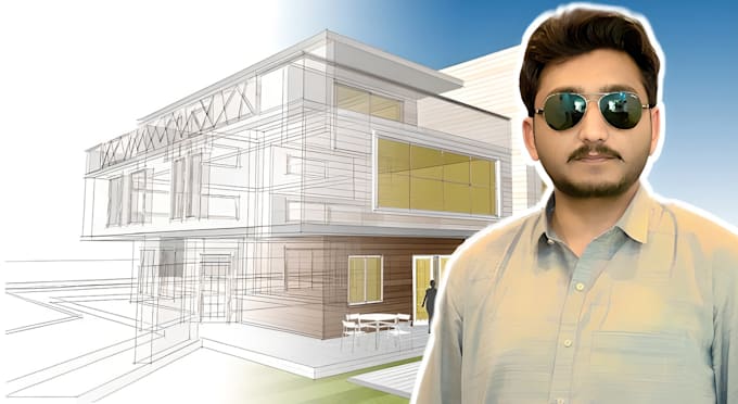 expert architect 2d,3d house designer autocad ,sketchup ,revit
