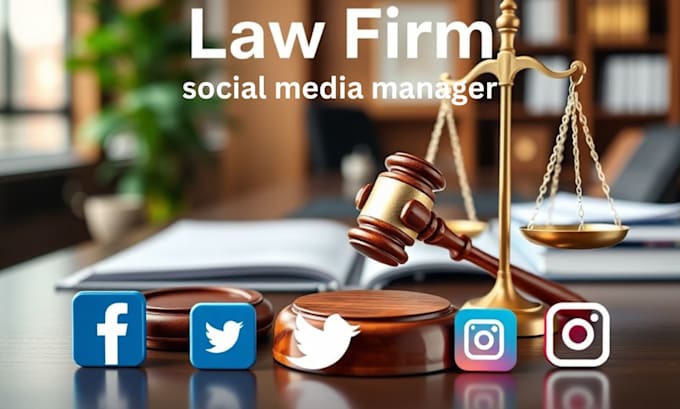 be your law firm social media marketing manager for attorneys lawyers