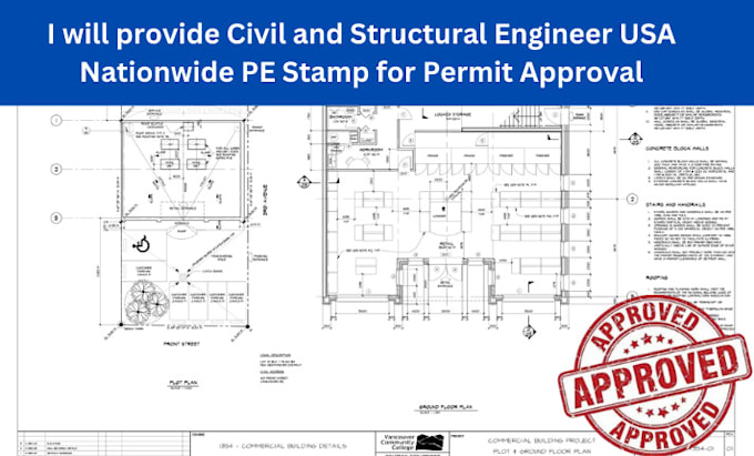 Draw, review and stamp your architectural drawings, mep drawings for ...