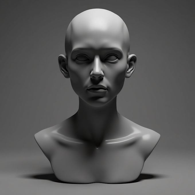 sculpt 3d head, mask, 3d face, 3d helmet, 3d bust model, 3d character, 3d toy