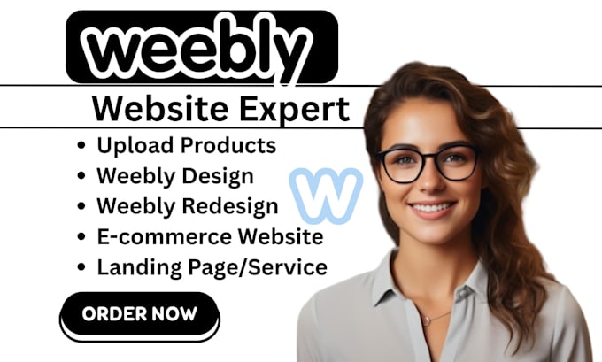 design redesign weebly business website landing page weebly website development