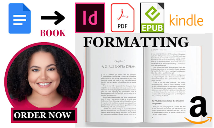 epub book formatting, pdf to epub, indesign to epub, print, kindle formatting