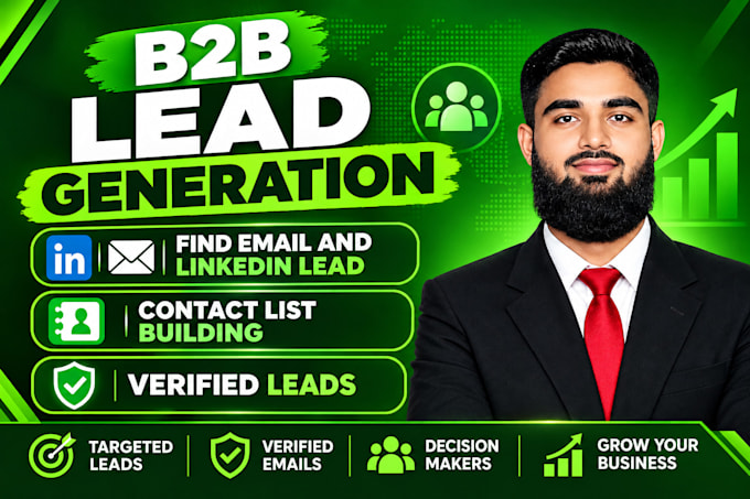 find email address and linkedin lead, contact list building, verified leads