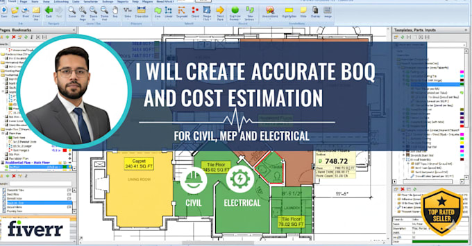 do material take off and quantity take off for hvac project
