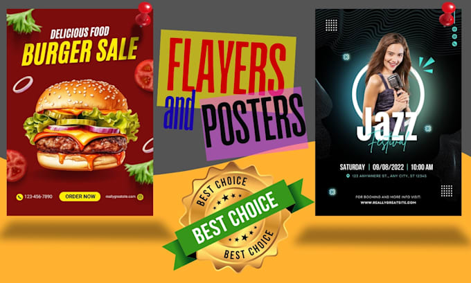 design a table menu or flayer