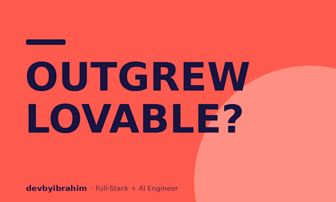 rebuild your lovable or replit app into a real saas mvp
