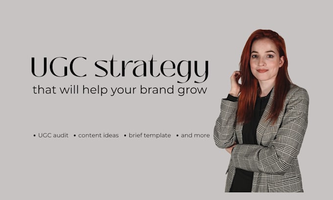 Create a ugc content strategy to help your brand grow by Loralang | Fiverr