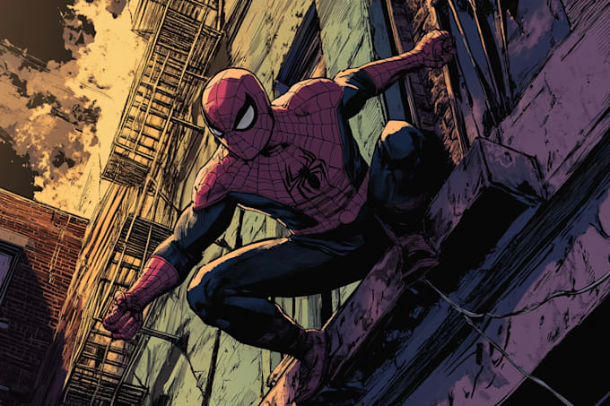 provide comic book illustrations for you
