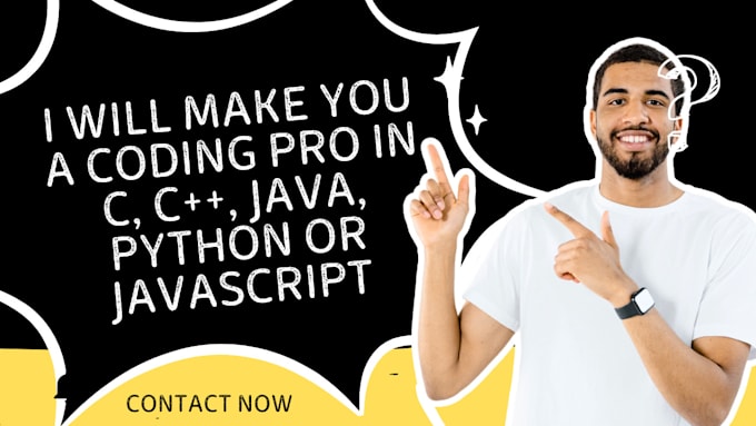 teach you coding online in c java python javascript