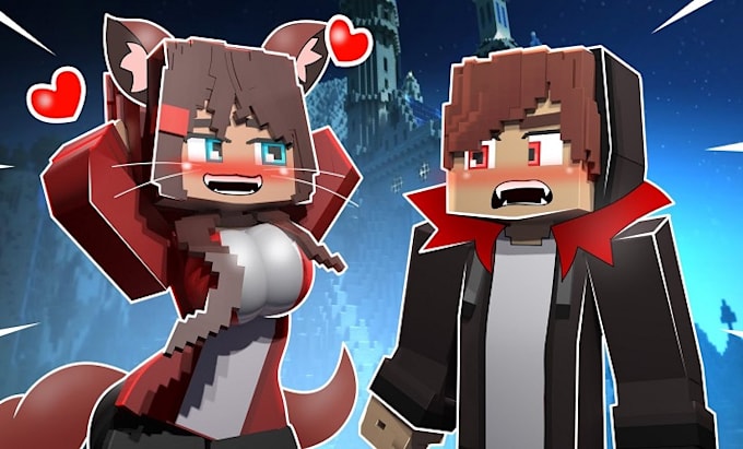 Create minecraft animation in 3d by Salman6033 | Fiverr