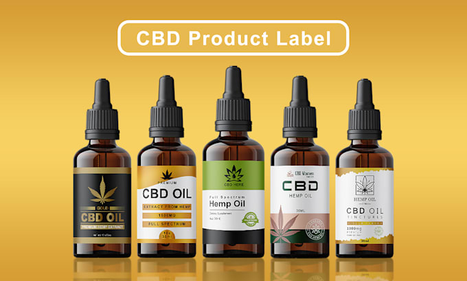 Do cbd label design, product label design, and packaging design by ...