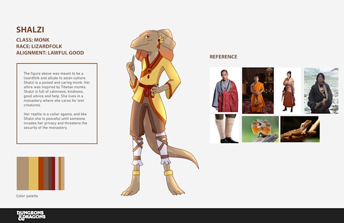 Make a character design sheet by Geeckoartstudio | Fiverr