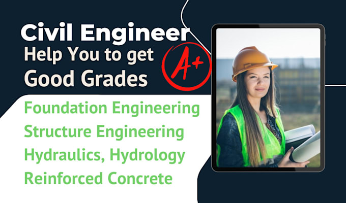 do civil hydraulics, reinforced concrete, foundation, structure engineering task