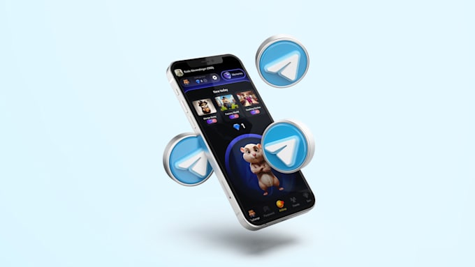 develop ton telegram mining app, telegram mining game, mining app